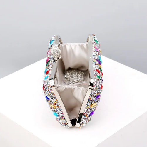 bling rhinestone evening clutch bag women evening bags bridal party evening purse classy clutch pearl bag satin sequin for women